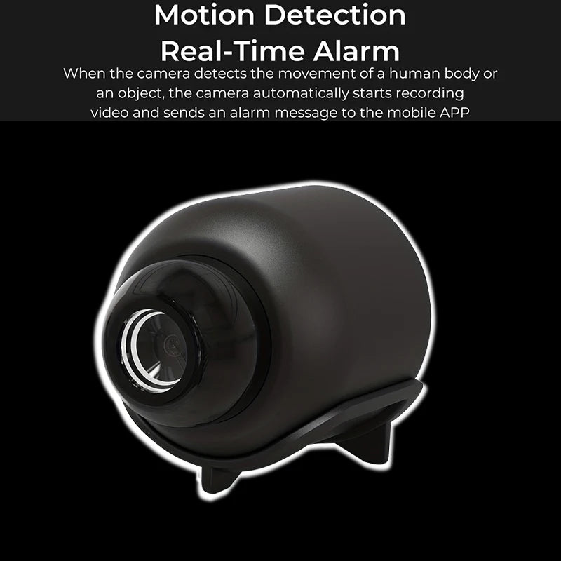 New X5 Mini 1080P Wireless Wi-Fi Surveillance Camera with Night Vision & Motion Detection