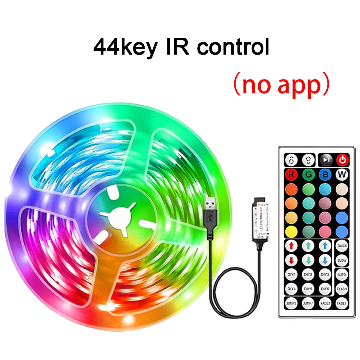 Smart RGB App-Controlled LED Strip Lights (5M / 10M / 20M / 30M)