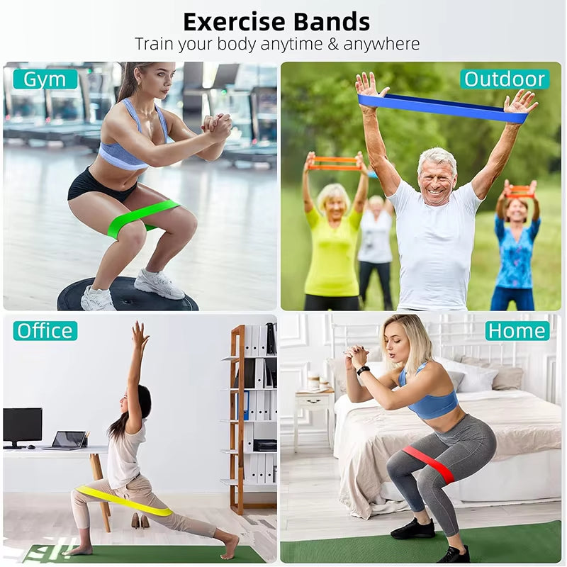 Different Resistance Bands Yoga Hip Tension Leg Squat Stretch Bands