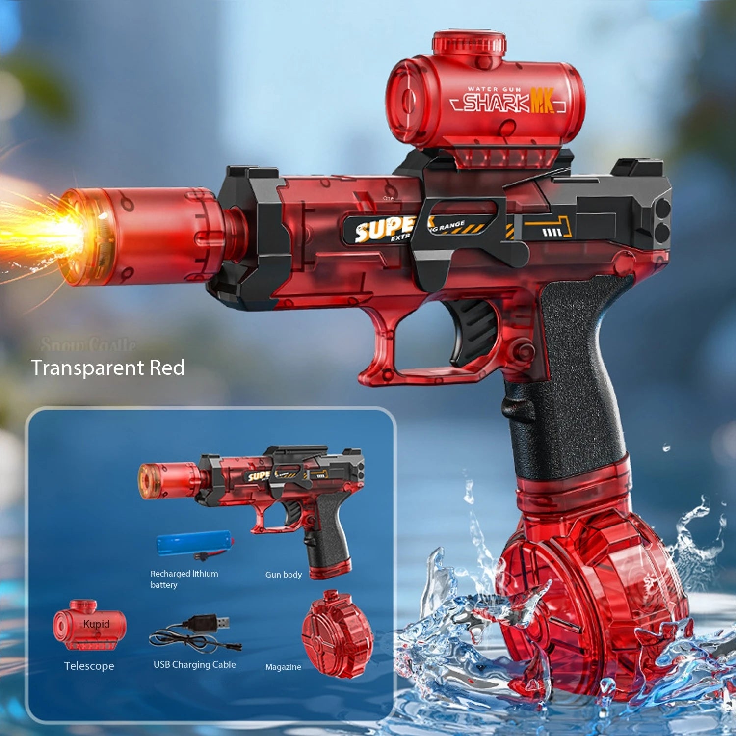 Roll Block™ Gatling Blitz Electric Water Gun