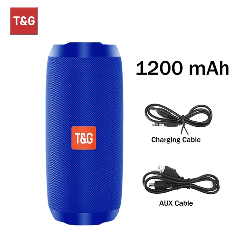 TG117 Portable Waterproof TWS Outdoor Bluetooth Speaker with Stereo Surround Sound