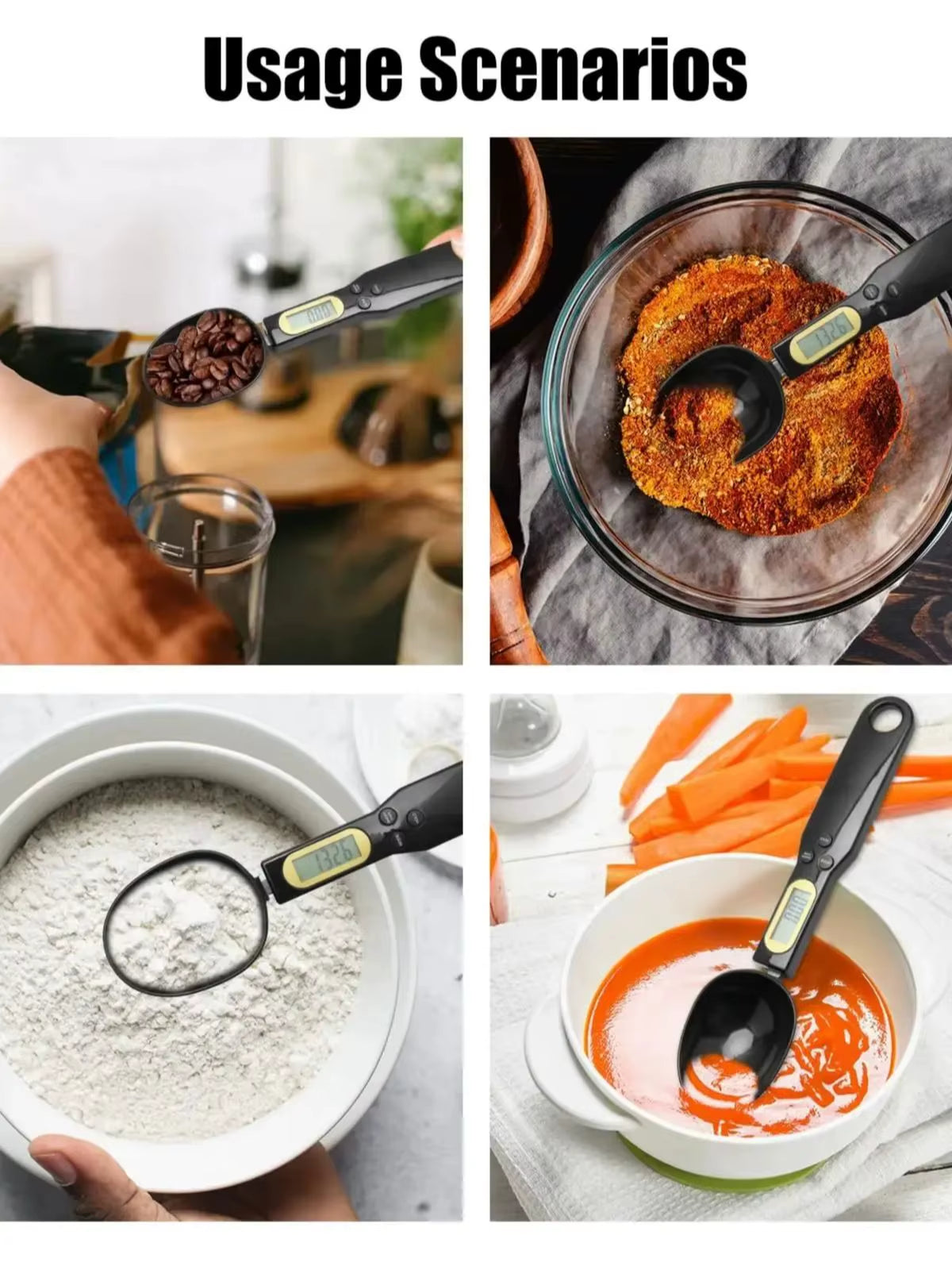 Electronic Kitchen Digital Spoon Scale (500g / 0.1g)