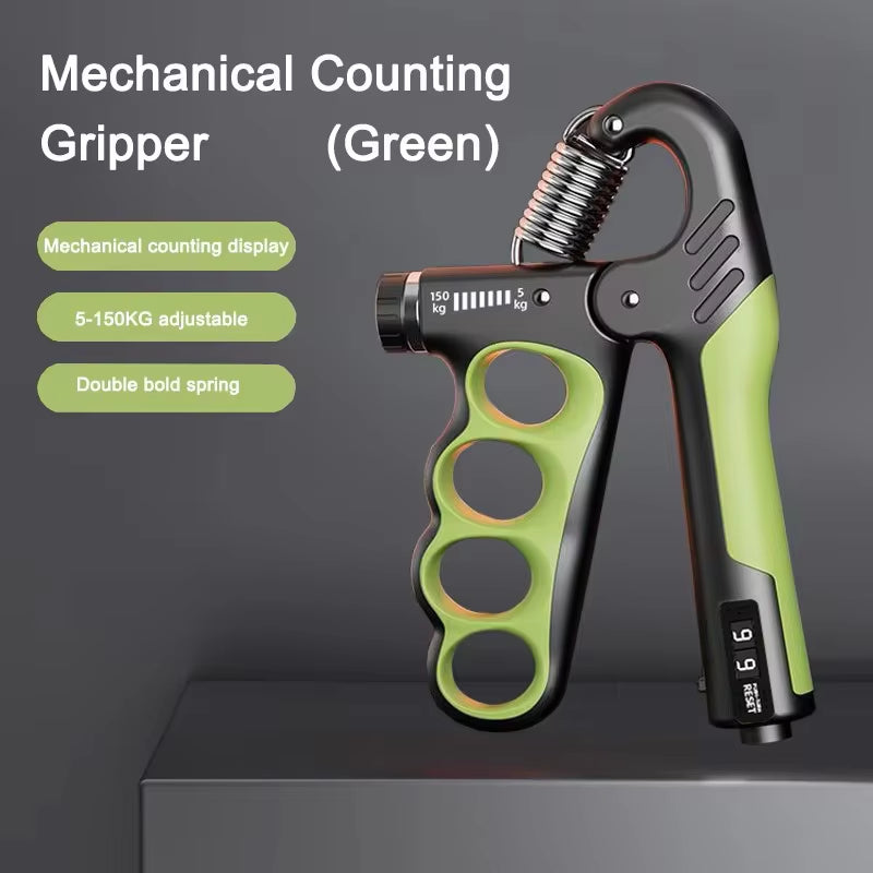 5-100kg Adjustable Hand Grip Strengthener with Intelligent Counting