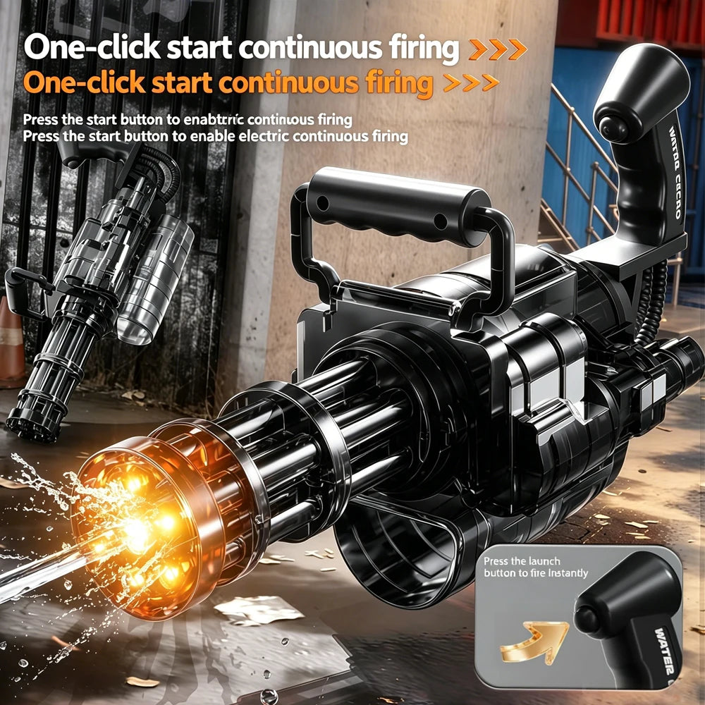 Roll Block™ Gatling Blitz Electric Water Gun