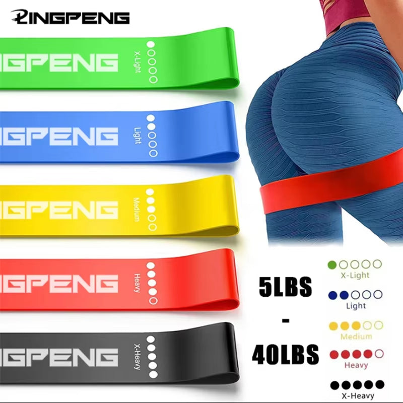 Different Resistance Bands Yoga Hip Tension Leg Squat Stretch Bands