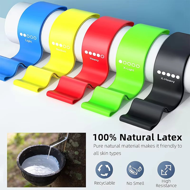 Different Resistance Bands Yoga Hip Tension Leg Squat Stretch Bands