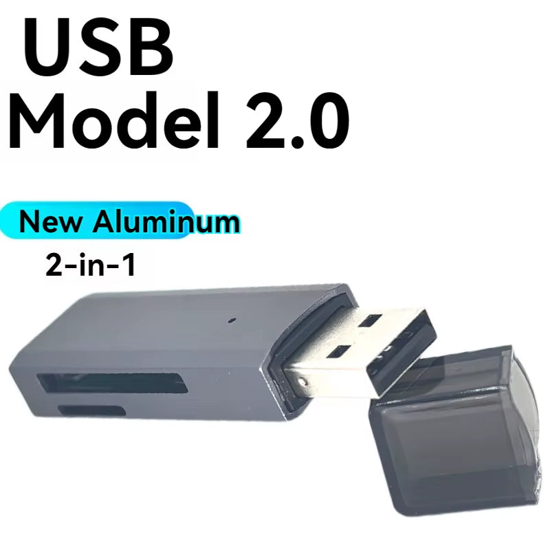 2-in-1 Multi-Functional USB 3.0 TF/SD Memory Card Reader Adapter