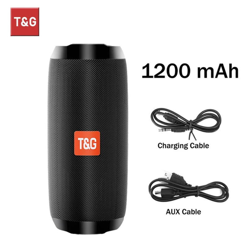 TG117 Portable Waterproof TWS Outdoor Bluetooth Speaker with Stereo Surround Sound