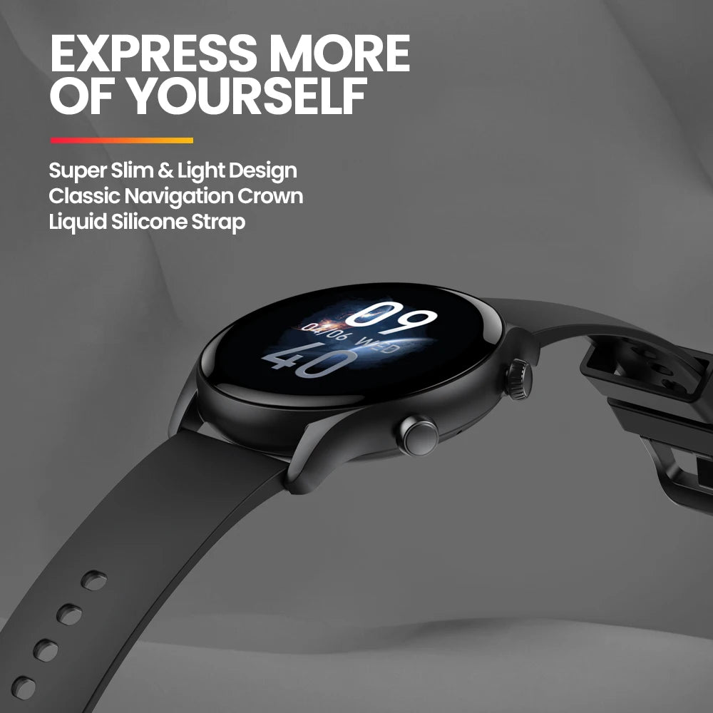 New Btalk 3 Plus Voice Calling Smart Watch 1.39'' Large HD Color Display Fitness Tracking Smartwatch