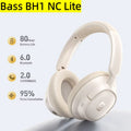 Bass EH10 NC Wireless Headphones Bluetooth 6.0 Noise Canceling 45Db over Ear Headsetspatial Audio Earphone 80H Time