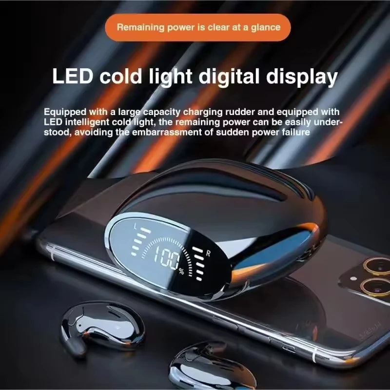 Roll Block | MD528 Sleep Invisible Wireless Earphones - Ultra-Thin Bluetooth 5.3 Sleeping Earbuds