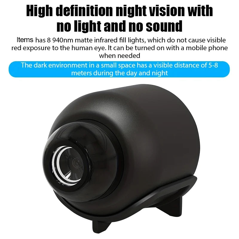 Roll Block | 1080P HD Mini WiFi Camera - Smart Indoor Security & Baby Monitor Camcorder