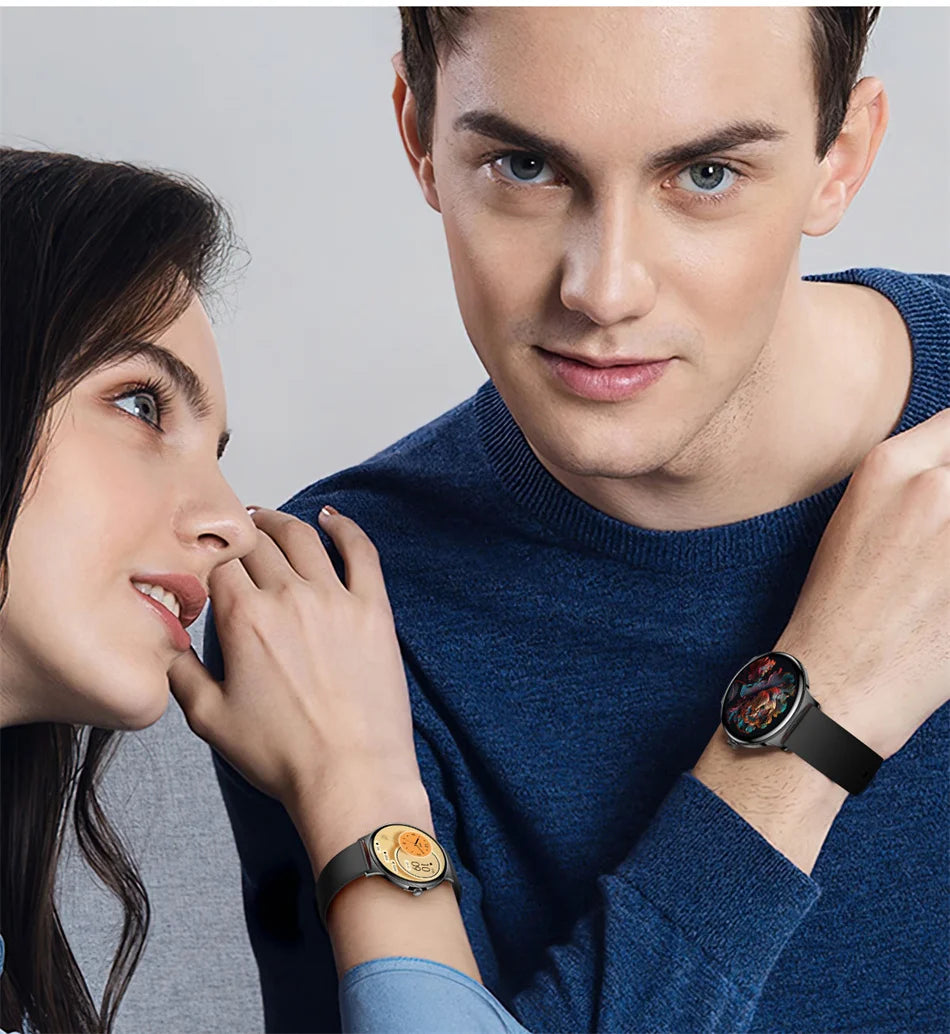 Roll Block | Ultra-Thin Fashion AMOLED Smart Watch - Always-On HD Display & Bluetooth Call Fitness Bracelet