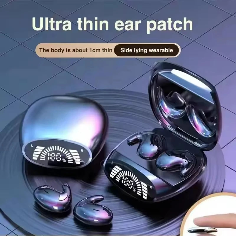 Roll Block | MD528 Sleep Invisible Wireless Earphones - Ultra-Thin Bluetooth 5.3 Sleeping Earbuds