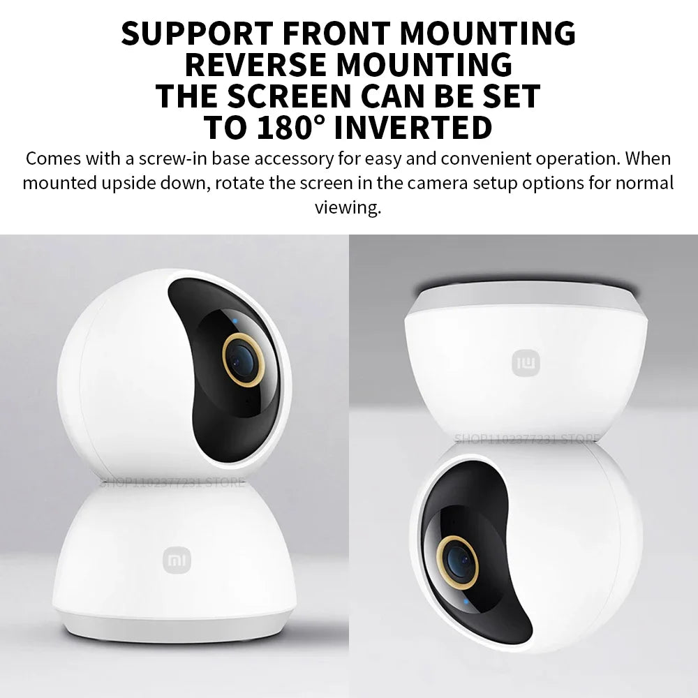 Roll Block | Xiaomi Smart Camera 2K (PTZ) - 1296P HD 360° Indoor Security Monitor