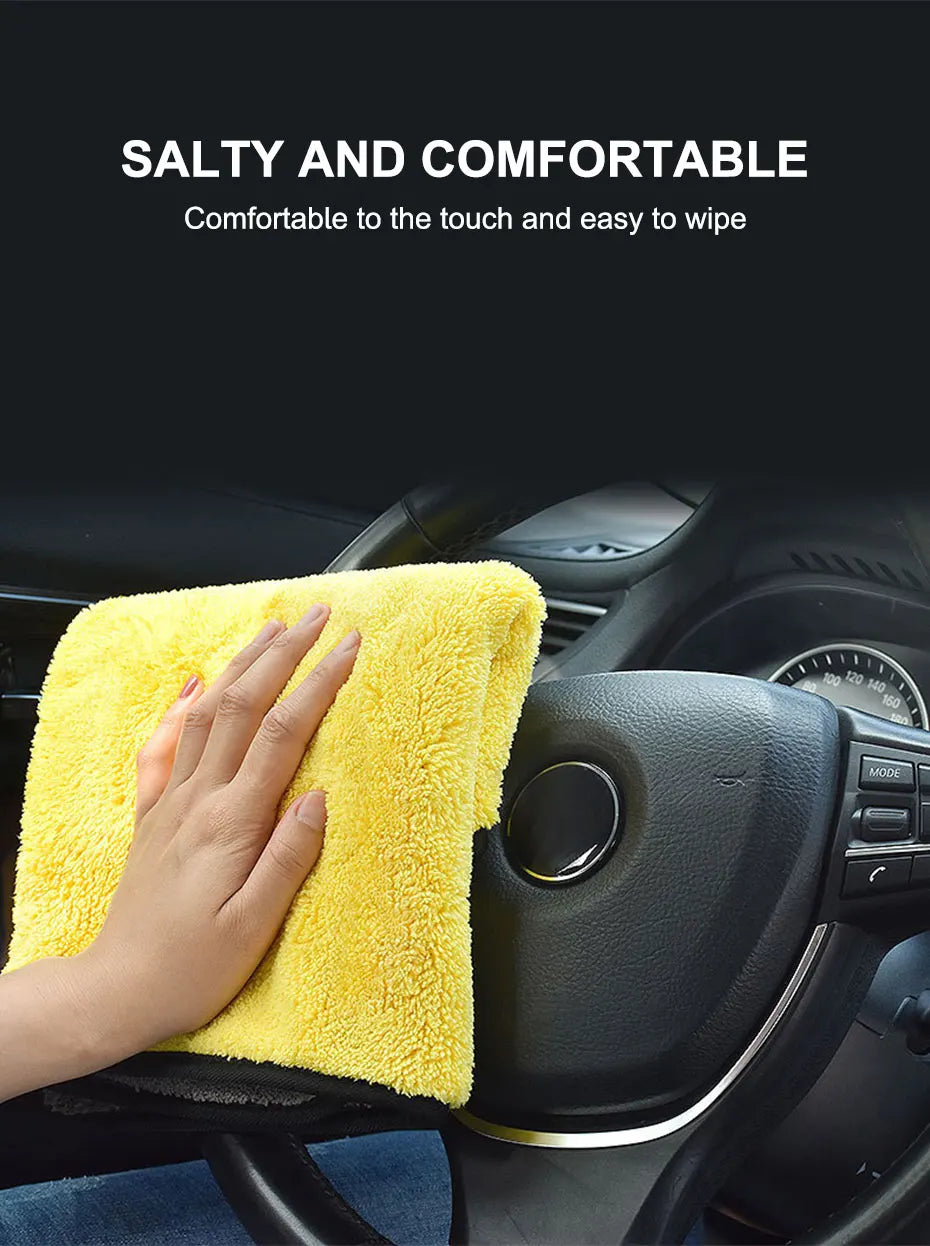Roll Block | High-End Microfiber Detailing Towel - Ultra-Absorbent Car Wash Drying Cloth