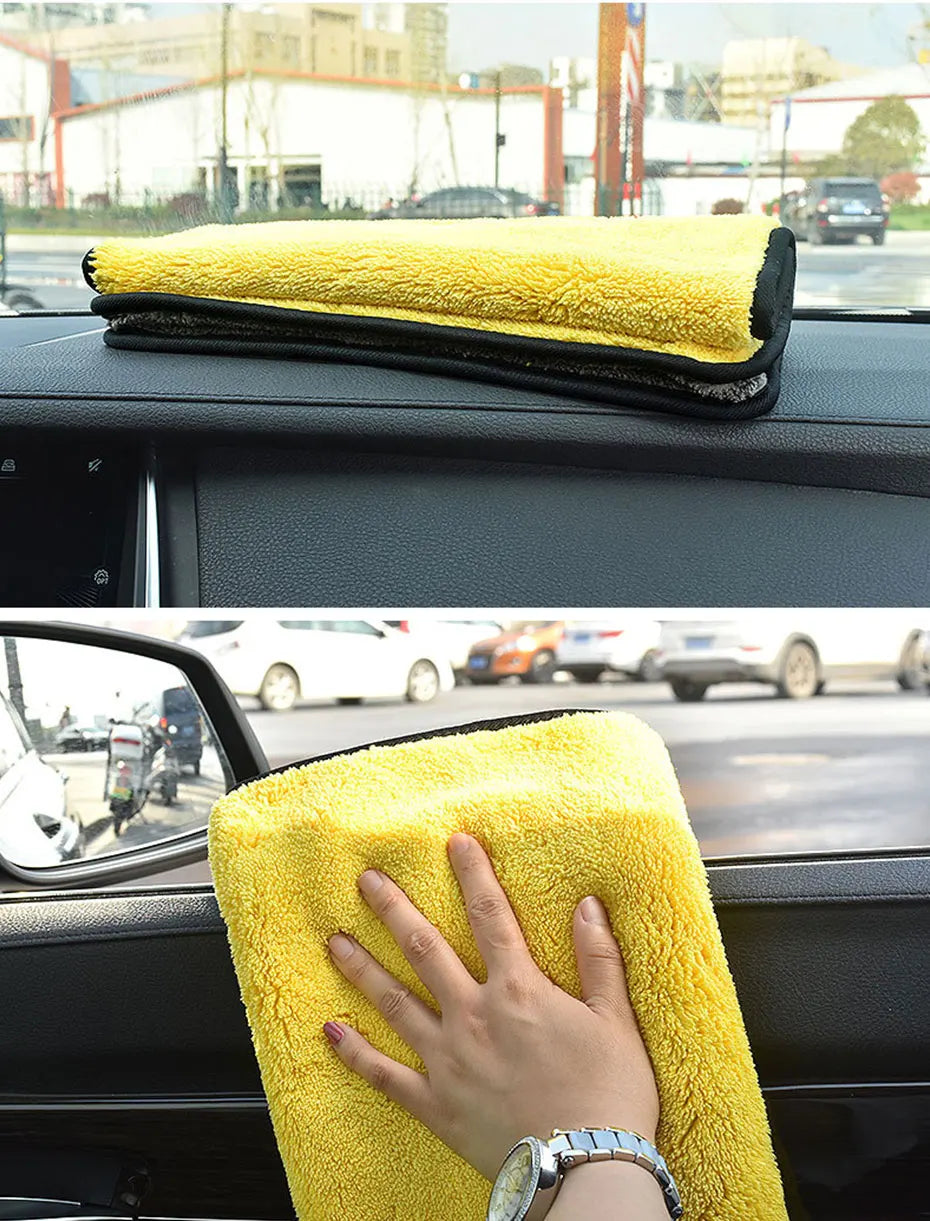 Roll Block | High-End Microfiber Detailing Towel - Ultra-Absorbent Car Wash Drying Cloth
