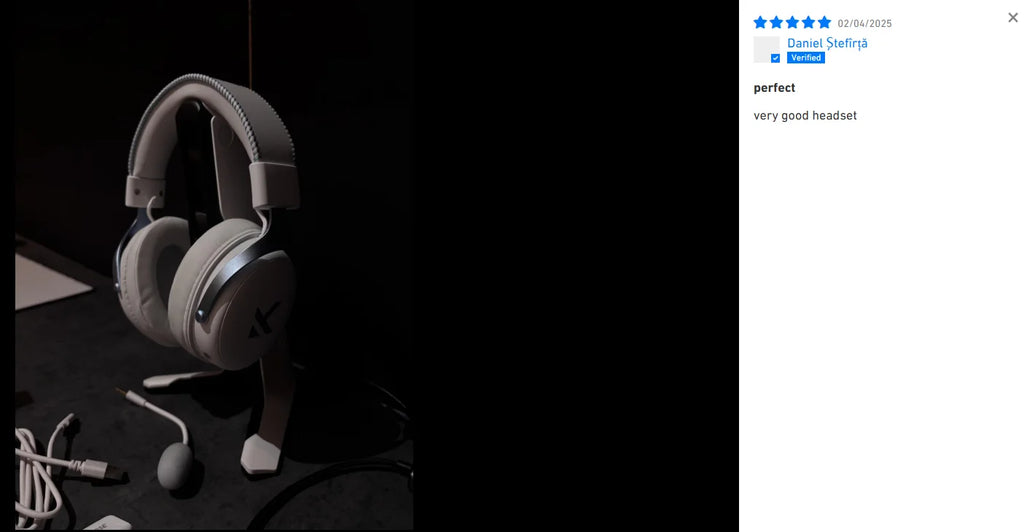 Roll Block | MCHOSE V9 Pro Gaming Wireless Headset - AI Noise Canceling Tech & Surround Sound 7.1 Low-Latency Headphones