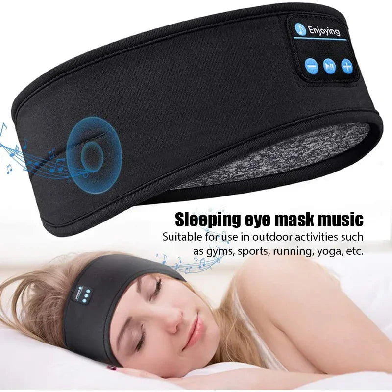 Roll Block | 3-in-1 Bluetooth 5.4 Sleep Headphones Headband - 3D Stereo Music Eye Mask