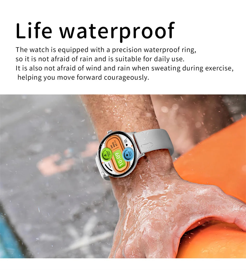 Roll Block | Ultra-Thin Fashion AMOLED Smart Watch - Always-On HD Display & Bluetooth Call Fitness Bracelet