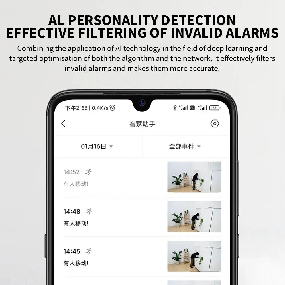 Roll Block | Xiaomi Smart Camera 2K (PTZ) - 1296P HD 360° Indoor Security Monitor