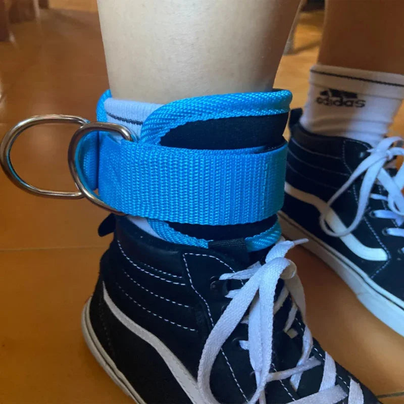 Roll Block | Heavy-Duty Double D-Ring Cable Ankle Straps - Premium Gym Cuffs for Glutes & Leg Training