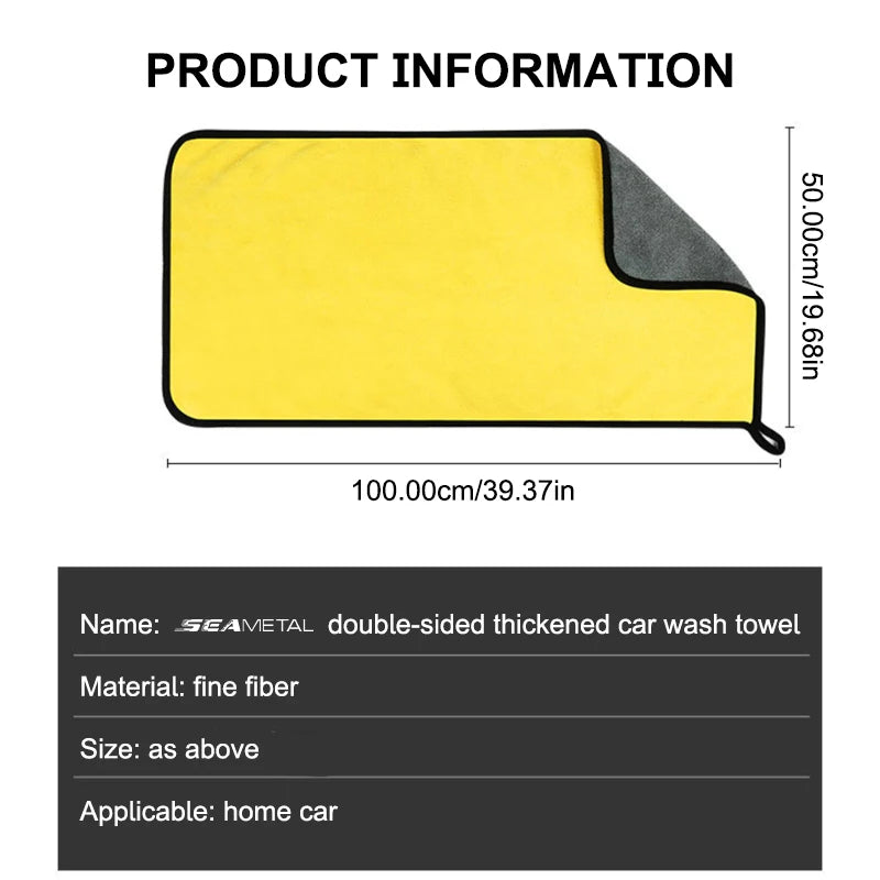 Roll Block | High-End Microfiber Detailing Towel - Ultra-Absorbent Car Wash Drying Cloth
