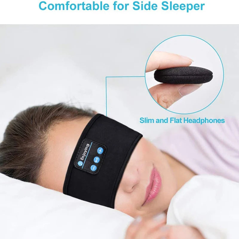 Roll Block | 3-in-1 Bluetooth 5.4 Sleep Headphones Headband - 3D Stereo Music Eye Mask