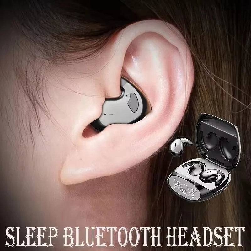 Roll Block | MD528 Sleep Invisible Wireless Earphones - Ultra-Thin Bluetooth 5.3 Sleeping Earbuds
