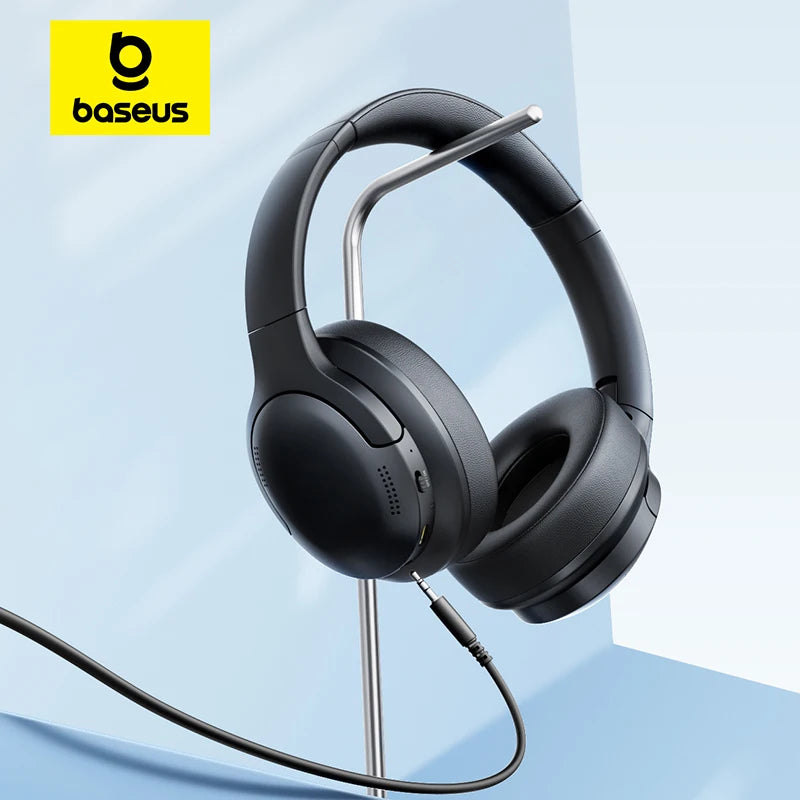 Roll Block | Baseus BH1 Wireless Headphones - 80H Playtime Super Bass Over-Ear Headset