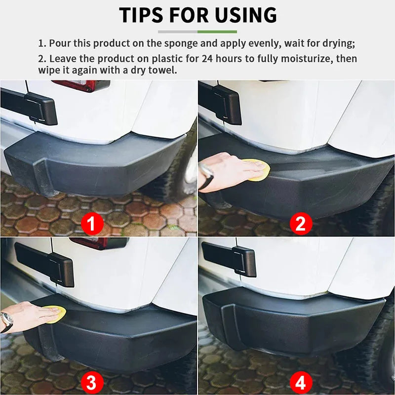 Roll Block | Premium Nano Ceramic Plastic Restorer - Advanced Rubber & Exterior Trim Coating