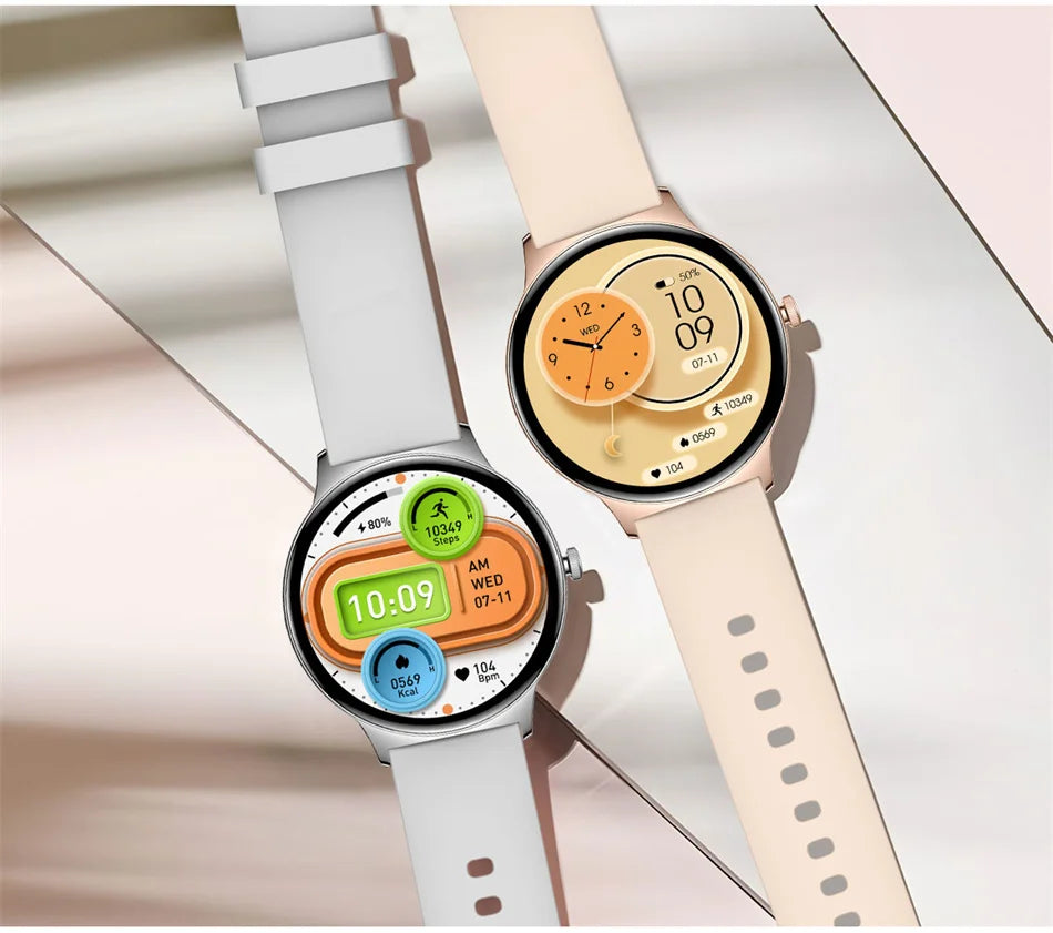 Roll Block | Ultra-Thin Fashion AMOLED Smart Watch - Always-On HD Display & Bluetooth Call Fitness Bracelet