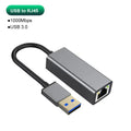 Roll Block | 2-in-1 USB 3.0 & Type-C to Gigabit Ethernet Adapter - High-Speed RJ45 Network Card