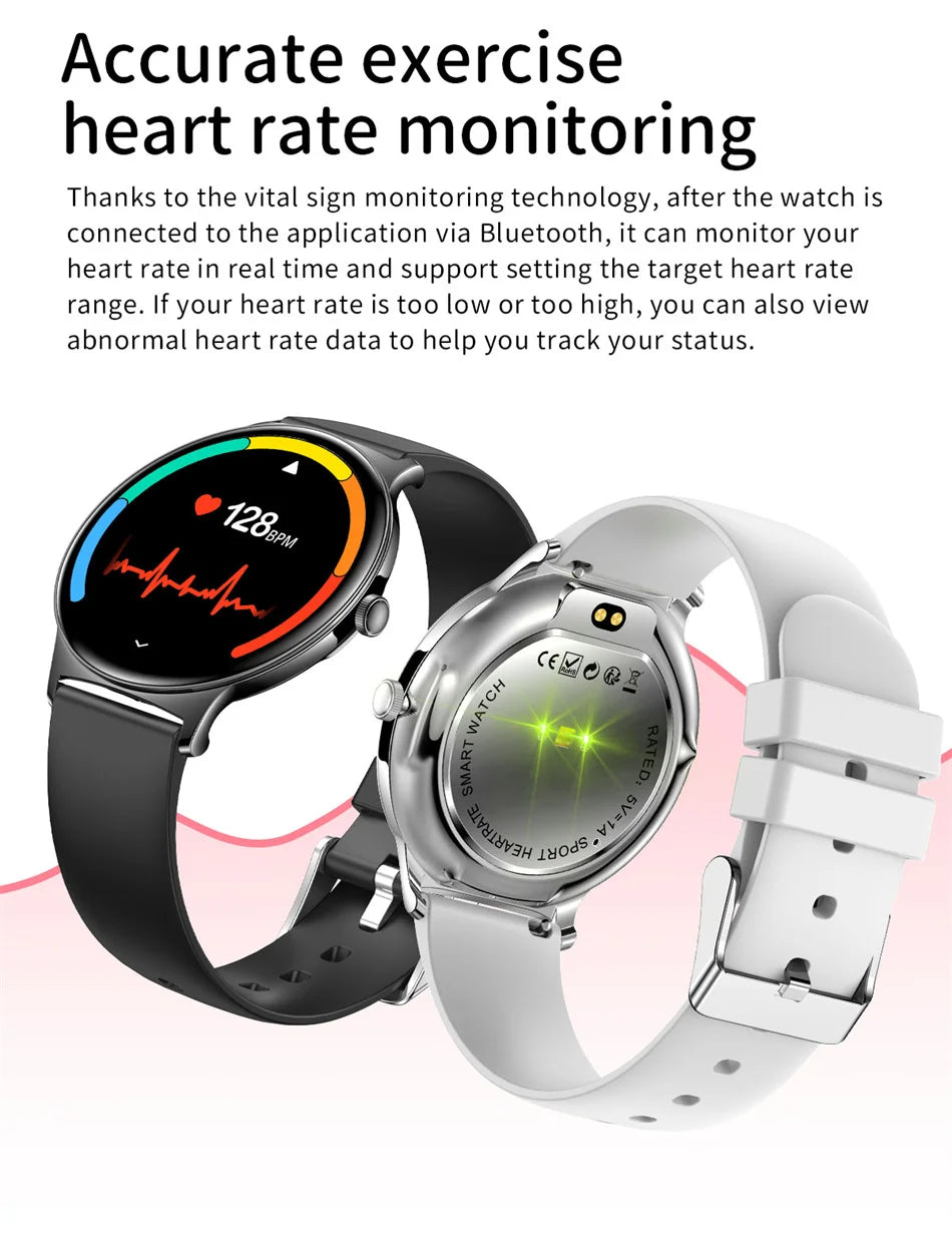 Roll Block | Ultra-Thin Fashion AMOLED Smart Watch - Always-On HD Display & Bluetooth Call Fitness Bracelet
