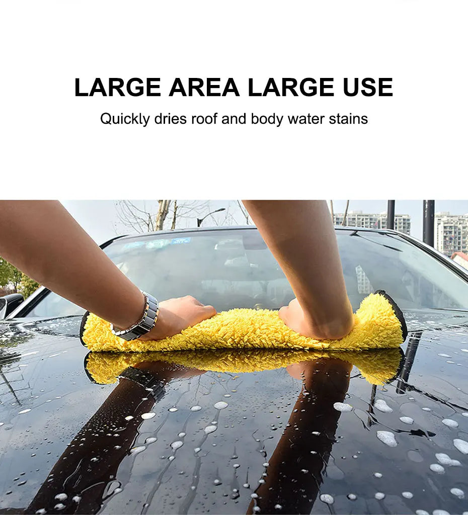 Roll Block | High-End Microfiber Detailing Towel - Ultra-Absorbent Car Wash Drying Cloth