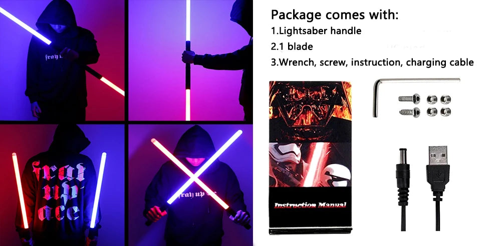 Roll Block | SaberCore RGB Metal Dueling Lightsaber - Smooth-Swing Premium Tactical Sword