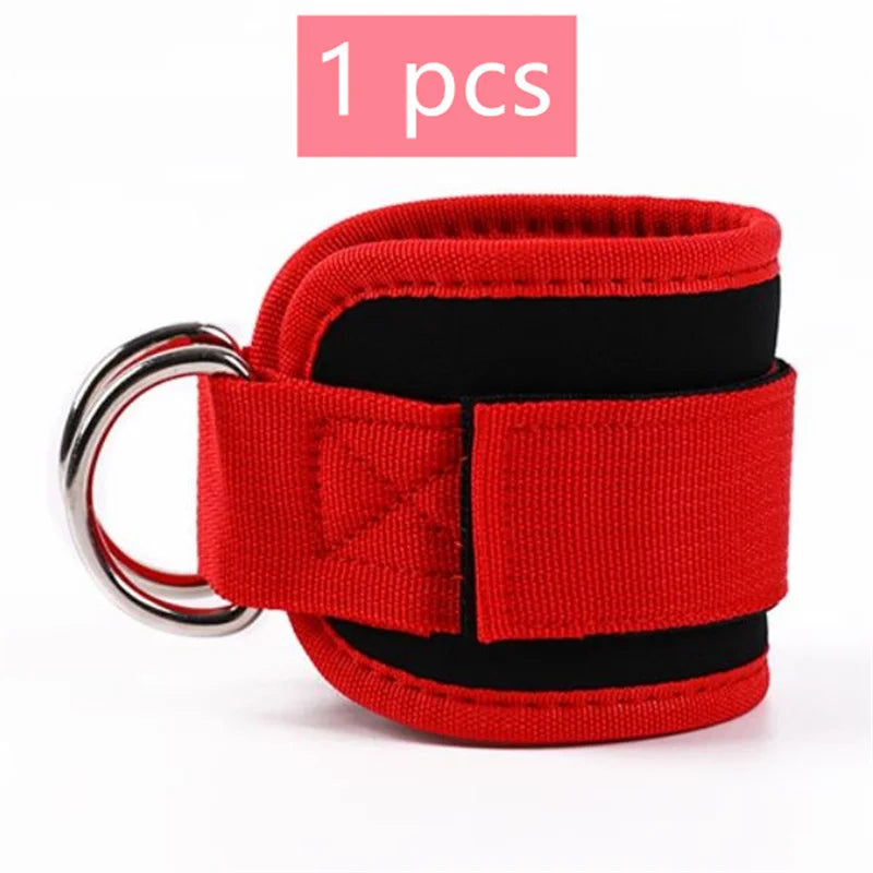 Roll Block | Heavy-Duty Double D-Ring Cable Ankle Straps - Premium Gym Cuffs for Glutes & Leg Training