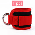 Roll Block | Heavy-Duty Double D-Ring Cable Ankle Straps - Premium Gym Cuffs for Glutes & Leg Training