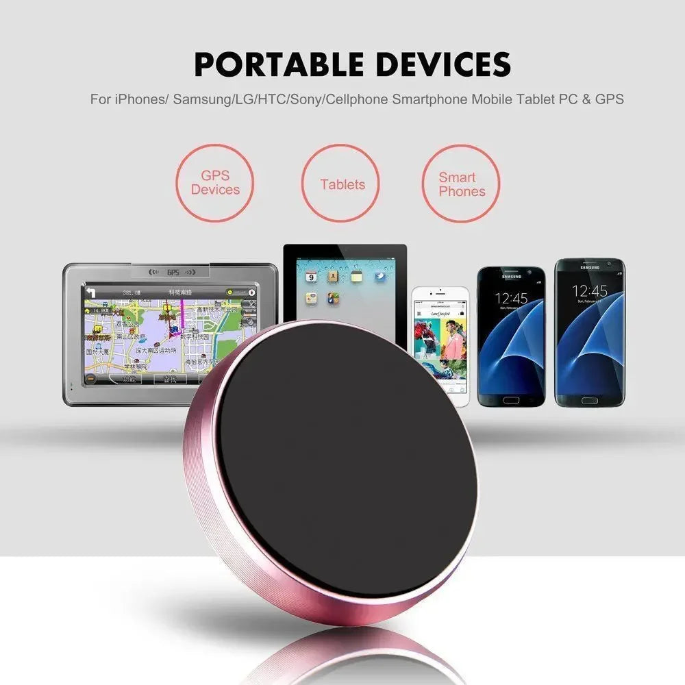 Roll Block | Universal Magnetic Car Phone Holder - Dashboard & Wall-Mounted Mount Sticker