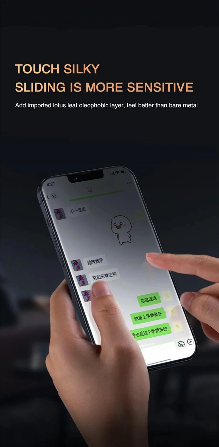 Roll Block | Full-Cover Anti-Spy Tempered Glass - Privacy Screen Protector for All Phones