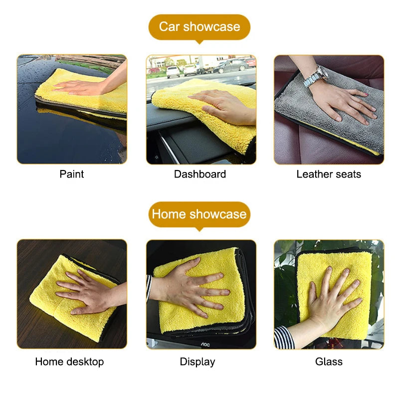 Roll Block | High-End Microfiber Detailing Towel - Ultra-Absorbent Car Wash Drying Cloth