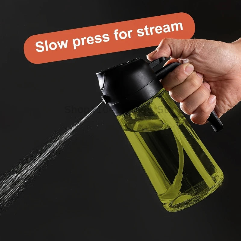 Roll Block | 2-in-1 Dual-Function Oil Sprayer & Dispenser - Multi-Mode Cooking Spray Bottle