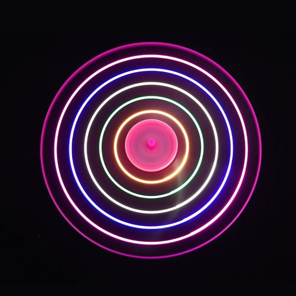 Roll Block | LED Light Pull Line Flying Saucer (Catch & Throw Edition)