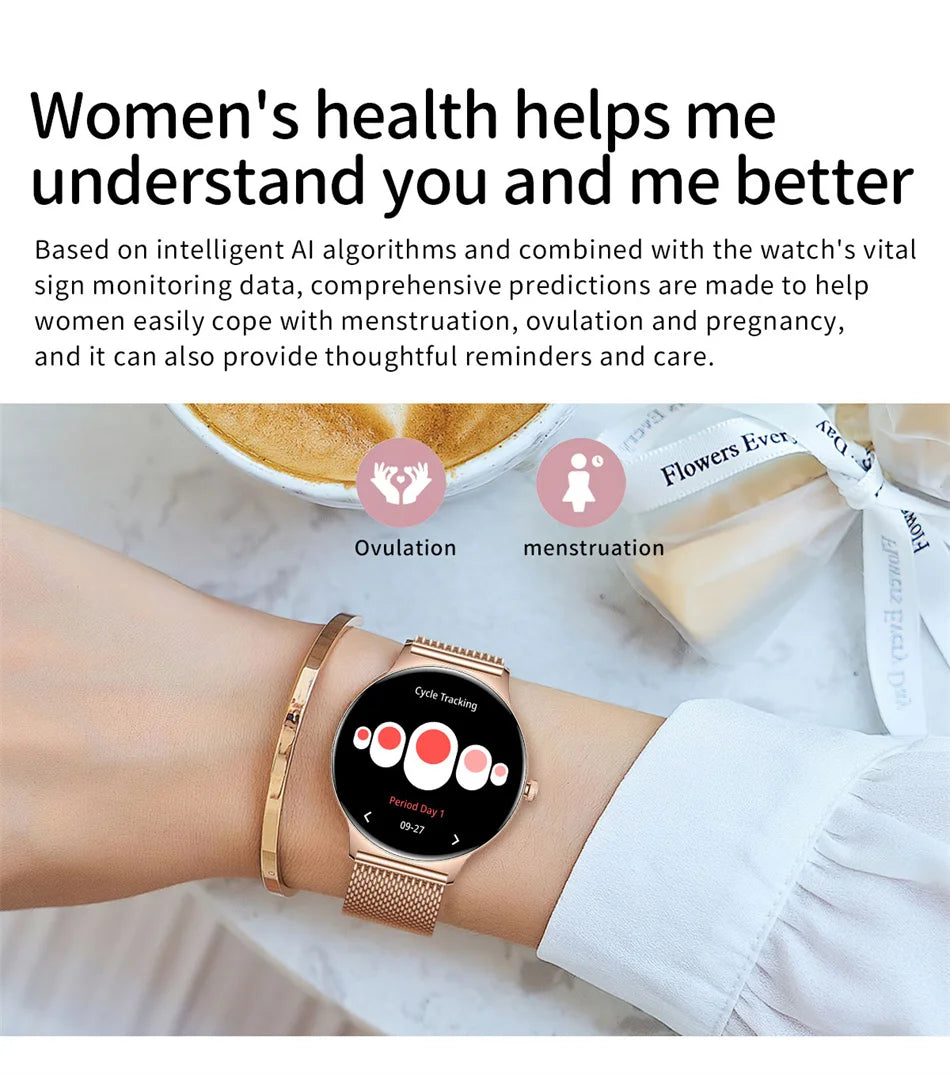 Roll Block | Ultra-Thin Fashion AMOLED Smart Watch - Always-On HD Display & Bluetooth Call Fitness Bracelet