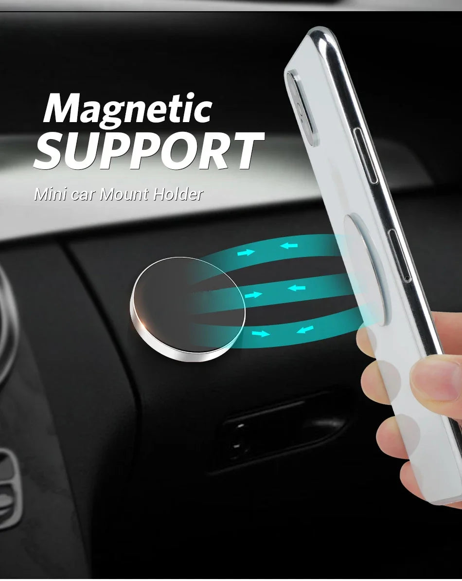 Roll Block | Universal Magnetic Car Phone Holder - Dashboard & Wall-Mounted Mount Sticker