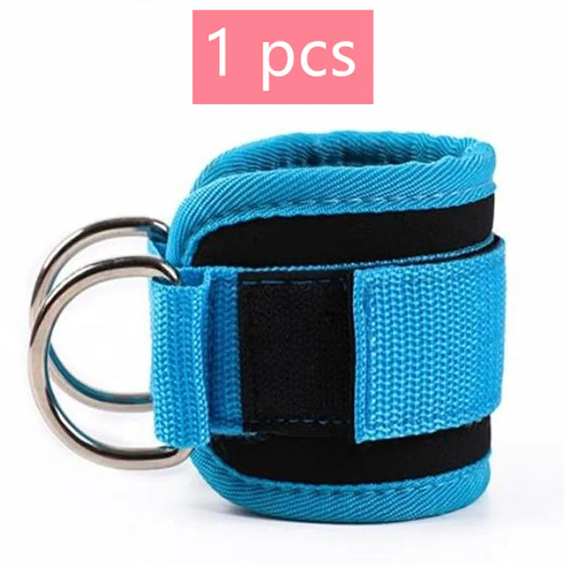 Roll Block | Heavy-Duty Double D-Ring Cable Ankle Straps - Premium Gym Cuffs for Glutes & Leg Training