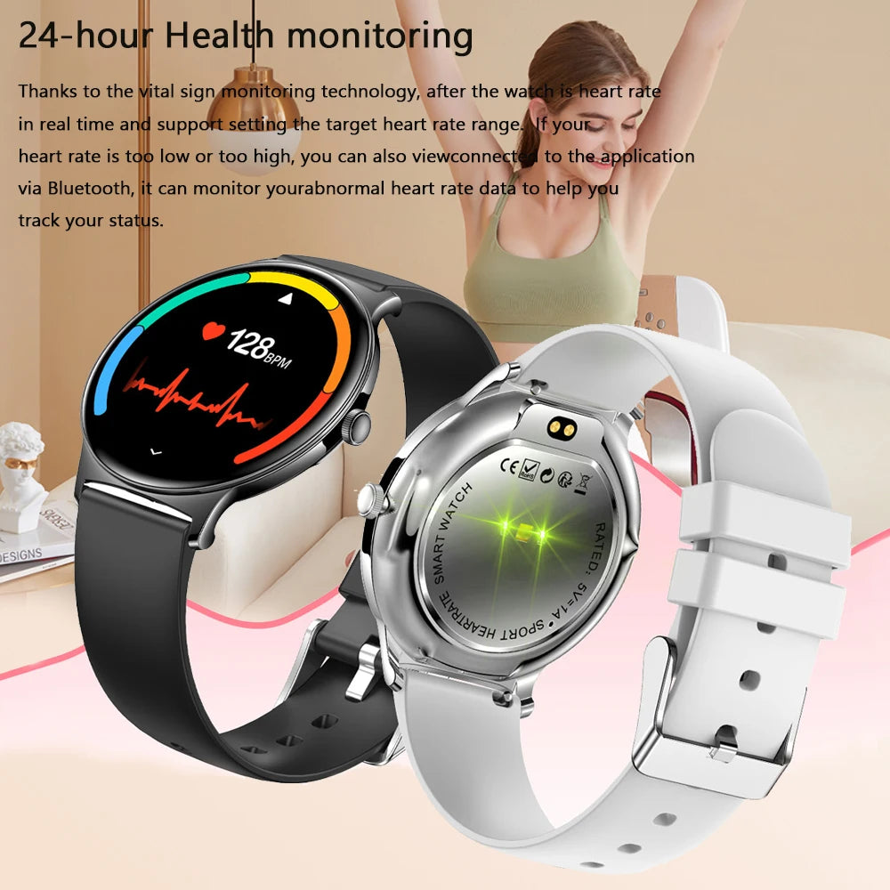 Roll Block | Ultra-Thin Fashion AMOLED Smart Watch - Always-On HD Display & Bluetooth Call Fitness Bracelet