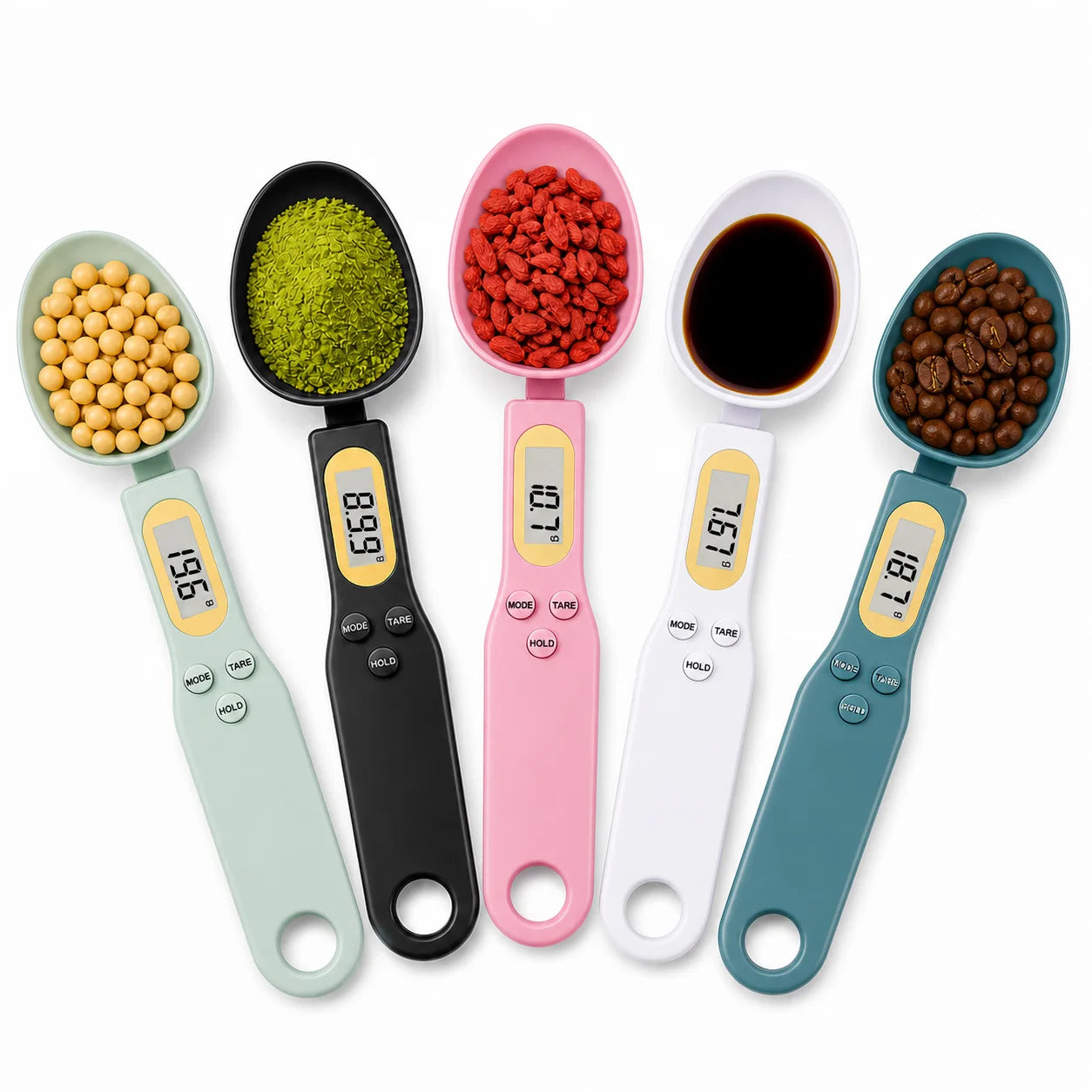 Roll Block | Digital Food Spoon Scale - 0.1-500g High-Precision Kitchen Measurement Tool