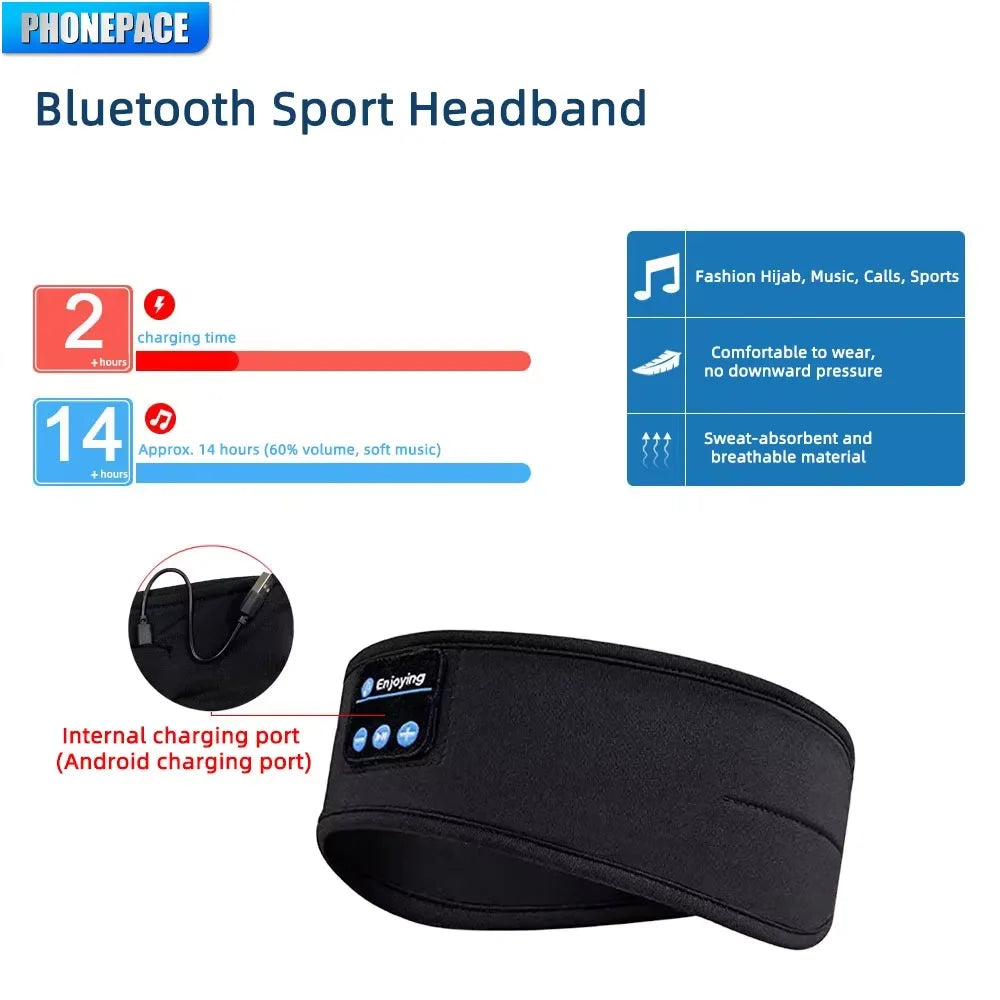 Sleeping Headphones the Wireless Bluetooth 5.0 Headband