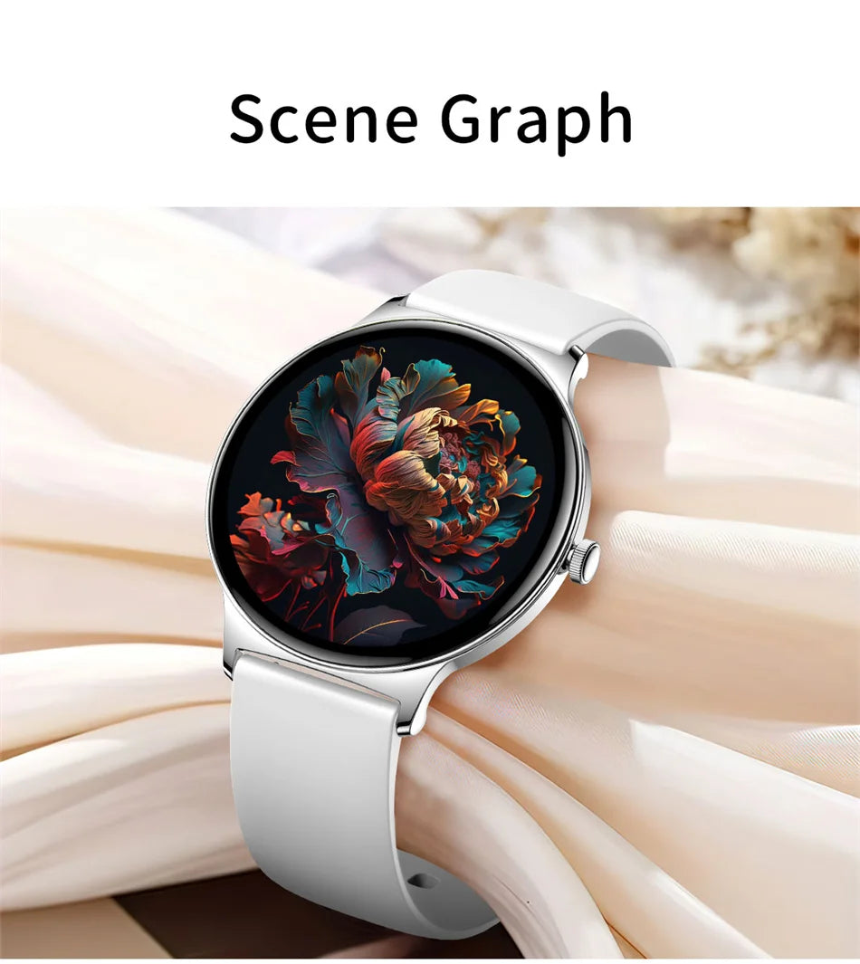 Roll Block | Ultra-Thin Fashion AMOLED Smart Watch - Always-On HD Display & Bluetooth Call Fitness Bracelet